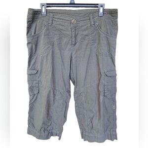 Kuhl Roll Tab Adjustable Splash Cargo Shorts Size 10 Slate Gray/Blue